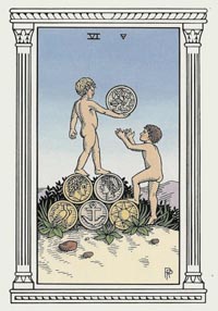 Pentakels Zes (Alchemical-deck)