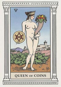 Koningin van Pentakels (Alchemical-deck)