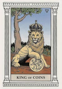 Koning van Pentakels (Alchemical-deck)