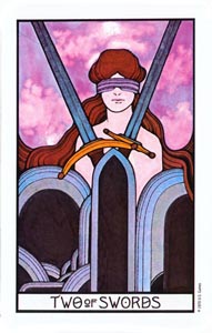 Zwaarden Twee (Aquarian-deck)