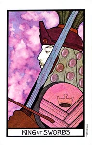 Koning van Zwaarden (Aquarian-deck)