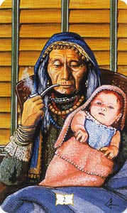 De Hogepriesteres (Buckland Romani-deck)