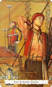 Schildknaap van Staven (Buckland Romani-deck)