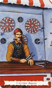 Zwaarden Zeven (Buckland Romani-deck)