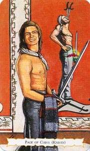 Schildknaap van Zwaarden (Buckland Romani-deck)