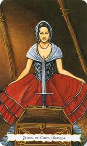 Koningin van Zwaarden (Buckland Romani-deck)