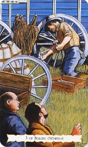 Pentakels Drie (Buckland Romani-deck)