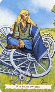 Pentakels Negen (Buckland Romani-deck)
