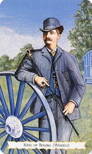 Koning van Pentakels (Buckland Romani-deck)