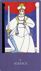 Gerechtigdheid (Dion Fortune-deck)
