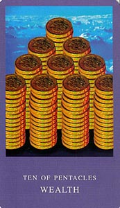 Pentakels Tien (Dion Fortune-deck)