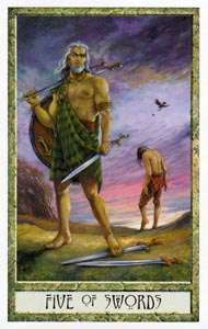 Zwaarden Vijf (Druidcraft-deck)