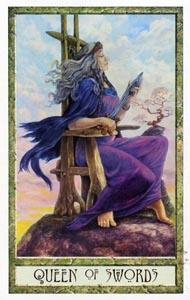Koningin van Zwaarden (Druidcraft-deck)
