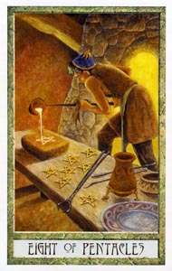 Pentakels Acht (Druidcraft-deck)