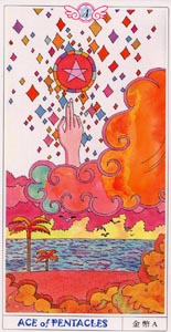 Pentakels Aas (Elf of Heaven-deck)