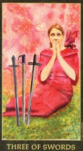 Zwaarden Drie (Forest Folklore-deck)