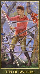 Zwaarden Tien (Forest Folklore-deck)