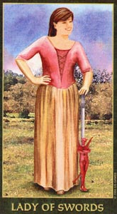 Schildknaap van Zwaarden (Forest Folklore-deck)