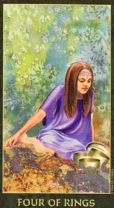 Pentakels Vier (Forest Folklore-deck)