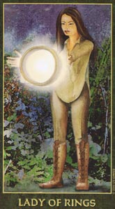 Schildknaap van Pentakels (Forest Folklore-deck)