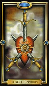 Zwaarden Drie (Gilded-deck)