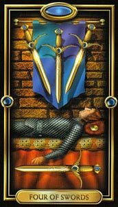Zwaarden Vier (Gilded-deck)