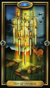 Zwaarden Tien (Gilded-deck)