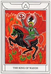 Koning van Staven (Golden Dawn Magical-deck)
