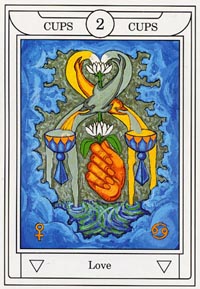 Kelken Twee (Golden Dawn Magical-deck)