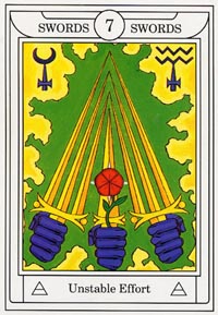 Zwaarden Zeven (Golden Dawn Magical-deck)