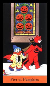 Pentakels Vijf (Halloween-deck)