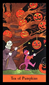 Pentakels Tien (Halloween-deck)