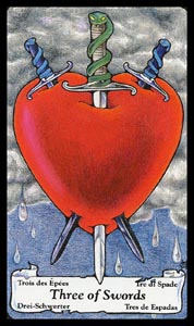 Zwaarden Drie (Hanson Roberts-deck)