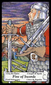 Zwaarden Vijf (Hanson Roberts-deck)