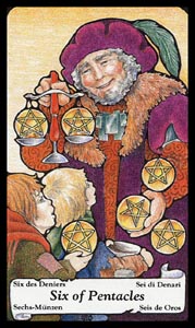 Pentakels Zes (Hanson Roberts-deck)