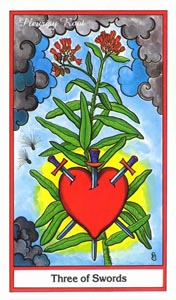 Zwaarden Drie (Herbal-deck)