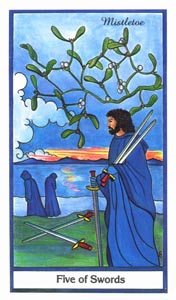 Zwaarden Vijf (Herbal-deck)