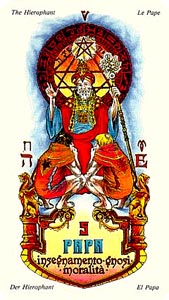 De Hogepriester (I Tarocchie delle Stelle-deck)