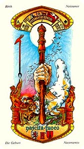 Staven Aas (I Tarocchie delle Stelle-deck)