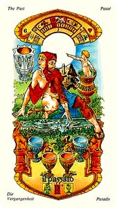 Kelken Zes (I Tarocchie delle Stelle-deck)