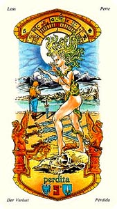 Zwaarden Vijf (I Tarocchie delle Stelle-deck)