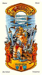 Zwaarden Negen (I Tarocchie delle Stelle-deck)