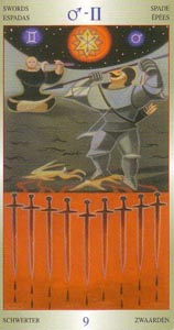 Zwaarden Negen (Lovers Path-deck)