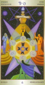 Pentakels Zes (Lovers Path-deck)