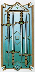 Zwaarden Vier (Masonic-deck)