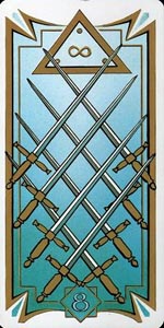 Zwaarden Acht (Masonic-deck)