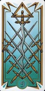 Zwaarden Negen (Masonic-deck)