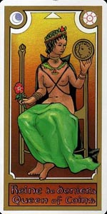 Koningin van Pentakels (Masonic-deck)