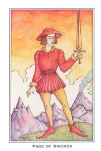 Schildknaap van Zwaarden (Medieval Enchantment-deck)