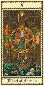Het rad van fortuin (Medieval Scapini-deck)